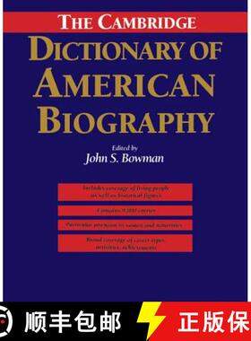 【3-4周达】The Cambridge Dictionary of American             Biography [9780521402583]