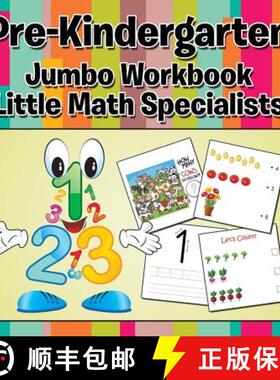 预订 Pre-Kindergarten Jumbo Workbook: Little Math Specialists [9781681855509]