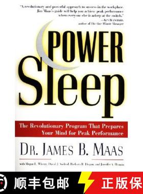 【3-4周达】Power Sleep: The Revolutionary Program That Prepares Your Mind for Peak Performance [9780060977603]