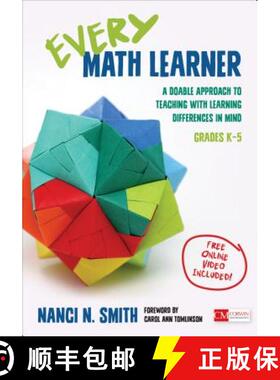 【3-4周达】Every Math Learner, Grades K-5: A Doable Approach to Teaching with Learning Differences in... [9781506340739]