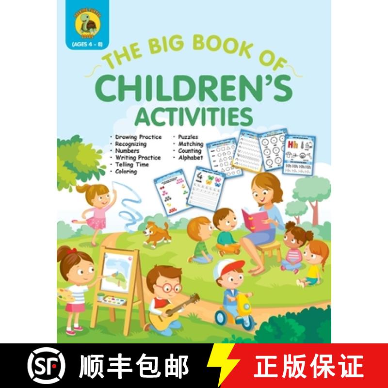【3-4周达】Big Book of Children's Activities: Drawing Practice, Numbers, Writing Practice, Telling Ti... [9781773801032]
