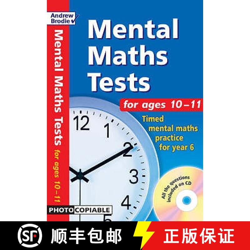 【3-4周达】Mental Maths Tests for ages 10-11: Timed Mental Maths Tests for Year 6 [9780713673104]