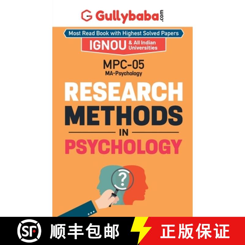 【2-3周达】MPC-05 Research Methods in Psychology [9789383921560]