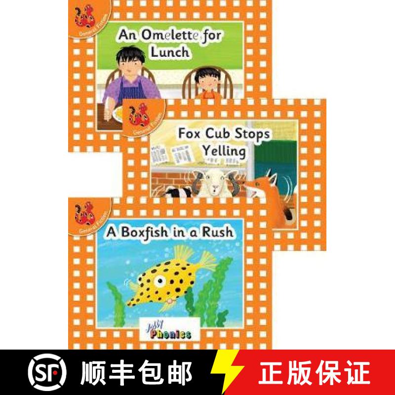【3-4周达】Jolly Phonics Orange Level Readers Set 6: in Precursive Letters (British English edition) [9781844145799]