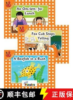 【3-4周达】Jolly Phonics Orange Level Readers Set 6: in Precursive Letters (British English edition) [9781844145799]