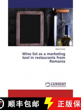 预订 Wine list as a marketing tool in restaurants from Romania [9786200228642]