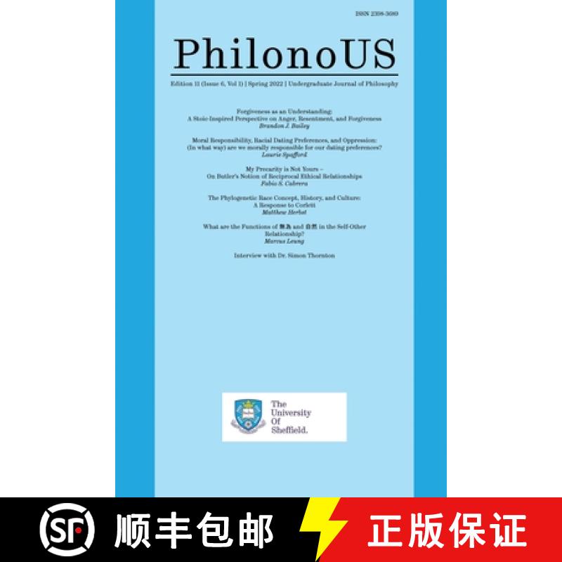 【2-3周达】PhilonoUS: The Undergraduate Journal of Philosophy: Issue 6, Vol 1 (Spring 2022) [9781739141509]