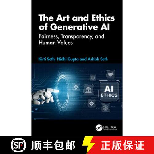 【3-4周达】精装 The Art and Ethics of Generative AI: Fairness, Transparency, and Human Values [9781041197355]
