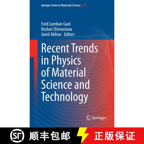 【3-4周达】精装 Recent Trends in Physics of Material Science and Technology [9789812871275]
