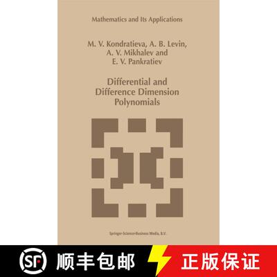 【3-4周达】Differential and Difference Dimension Polynomials [9789048151417]