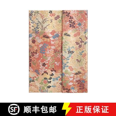 【4周达】Kara-ori (Japanese Kimono) Midi Unlined Journal [9781439793015]