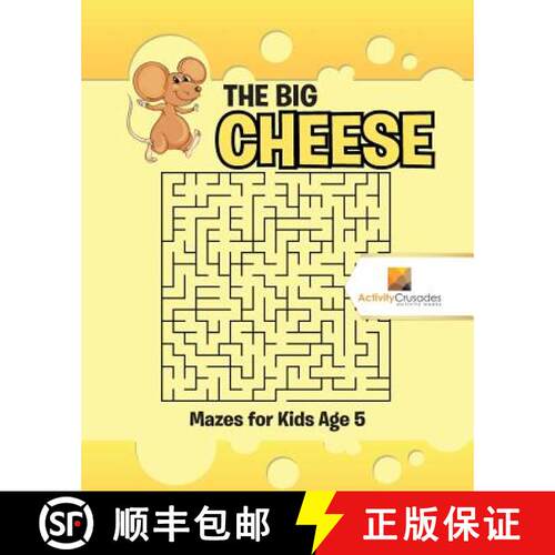 【3-4周达】The Big Cheese : Mazes for Kids Age 5 [9780228219040]
