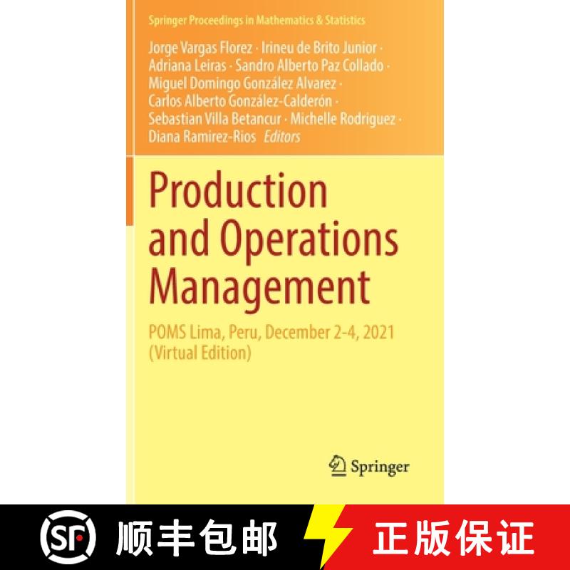 【3-4周达】Production and Operations Management : POMS Lima, Peru, December 2-4, 2021 (Virtual Edition) [9783031068614]
