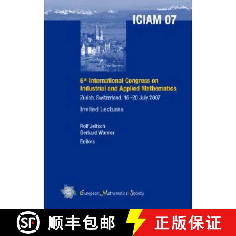 预订 6th International Congress on Industrial and Applied Mathematics, Zurich, Switzerland, 16-20 Jul... [9783037190562]