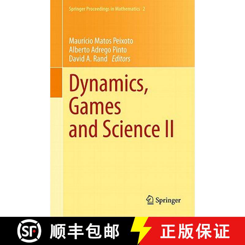 【3-4周达】Dynamics, Games and Science II: Dyna 2008, in Honor of Maurício Peixoto and David Rand, U... [9783642147876]