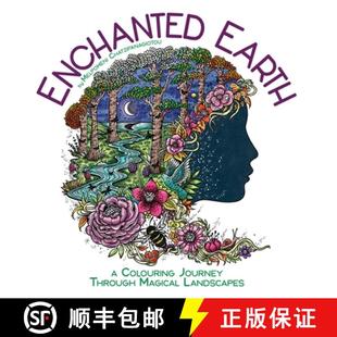 Magical 9781912785803 Enchanted Colouring Journey 3周达 Earth Landscapes Through