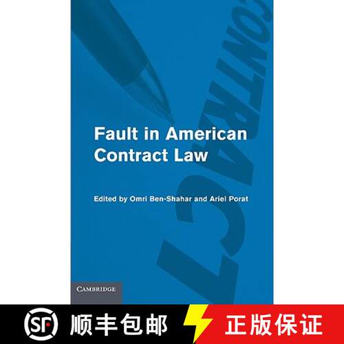 预订 精装 Fault in American Contract Law [9780521769853]