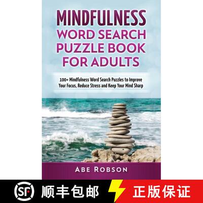 【3-4周达】Mindfulness Word Search Puzzle Book for Adults: 100+ Mindfulness Word Search Puzzles to Im... [9781922659316]