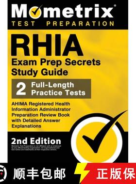 预订 RHIA Exam Prep Secrets Study Guide - AHIMA Registered Health Information Administrator Preparati... [9781516718955]
