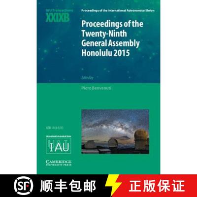 【3-4周达】Proceedings of the Twenty-Ninth General Assembly Honolulu 2015: Transactions of the Intern... [9781108481694]