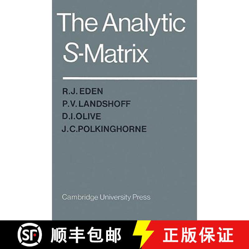 【3-4周达】The Analytic S-Matrix [9780521523363]