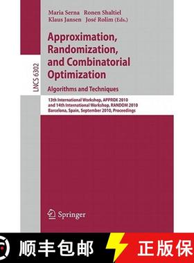 【3-4周达】Approximation, Randomization, and Combinatorial Optimization: 13th International Workshop,... [9783642153686]