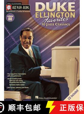 【3-4周达】Duke Ellington Favorites: Jazz Play-Along Volume 88 [9781423454731]
