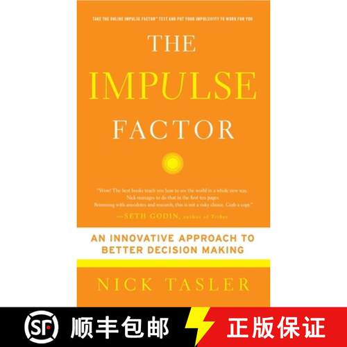 【3-4周达】The Impulse Factor: An Innovative Approach to Better Decision Making [9781439157275]