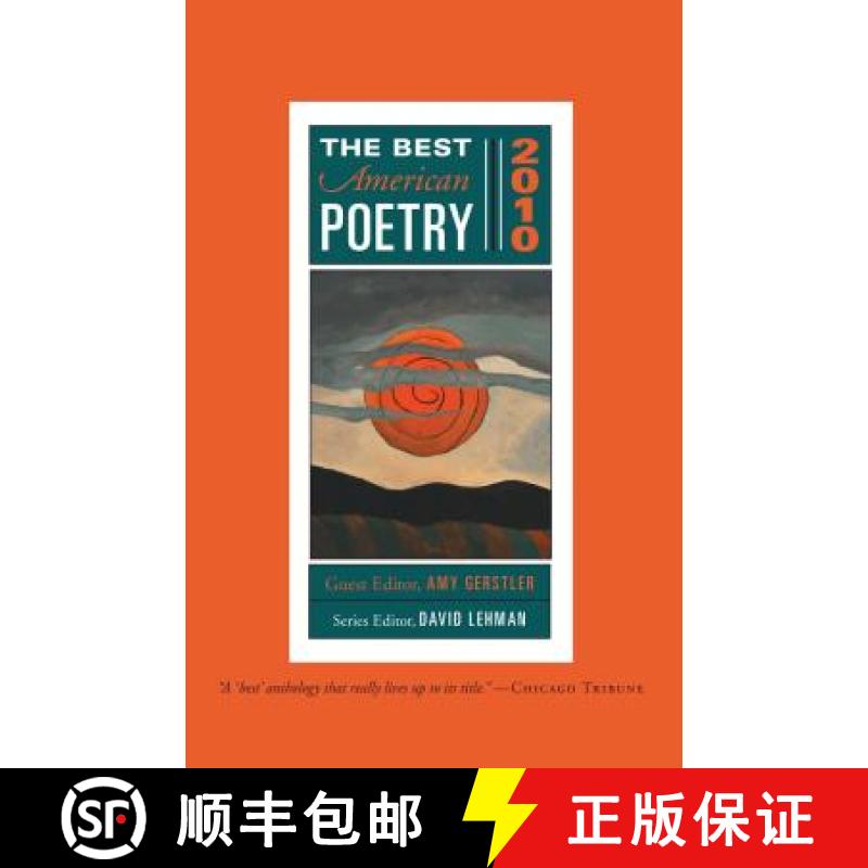【3-4周达】The Best American Poetry 2010: Series Editor David Lehman [9781439181454]