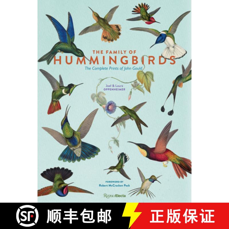 【3-4周达】The Family of Hummingbirds: The Complete Prints of John Gould [9780847860654]