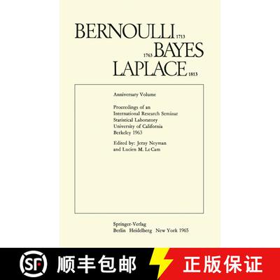 【3-4周达】Bernoulli 1713 Bayes 1763 Laplace 1813 : Anniversary Volume [9783540032601]