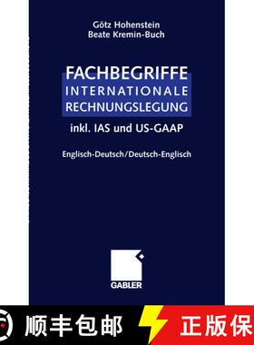 【3-4周达】Fachbegriffe Internationale Rechnungslegung/Glossary of international accounting terms: in... [9783322829160]