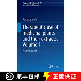 【3-4周达】精装 Therapeutic Use of Medicinal Plants and Their Extracts: Volume 1: Pharmacognosy [9783319638614]