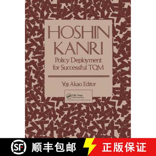 【3-4周达】精装 Hoshin Kanri: Policy Deployment for Successful TQM [9781138438927]