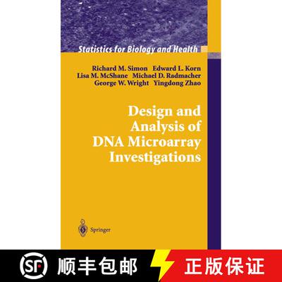 【3-4周达】精装 Design and Analysis of DNA Microarray Investigations [9780387001357]