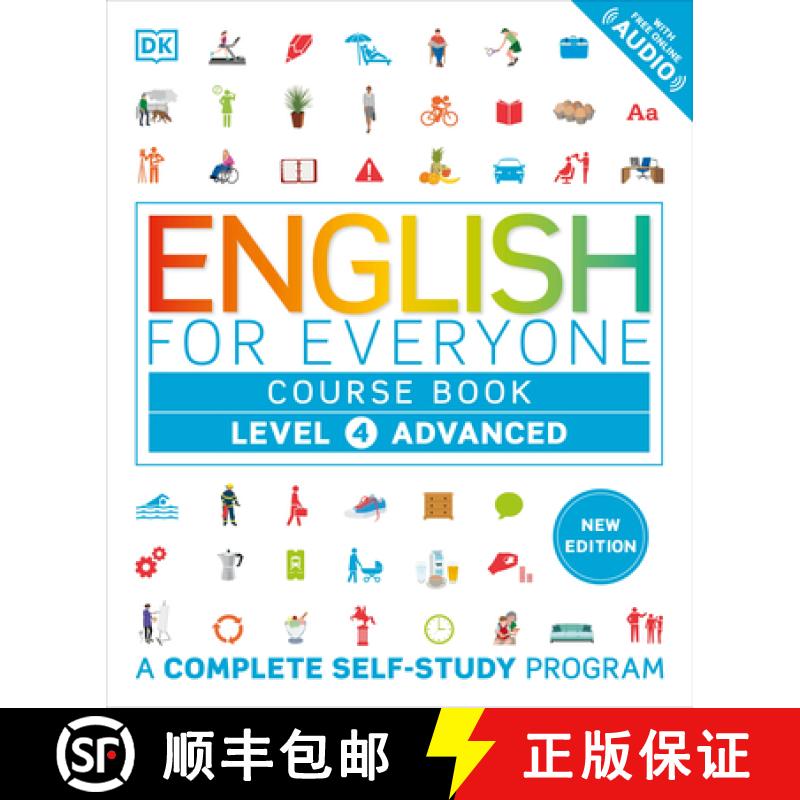 【3-4周达】English for Everyone Course Book Level 4 Advanced: A Complete Self-Study Program [9780593968123]