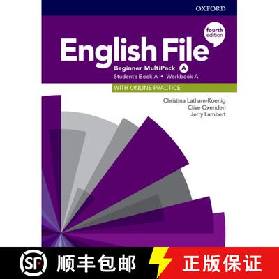 【3-4周达】English File: Beginner: Student's Book/Workbook Multi-Pack A [9780194029742]