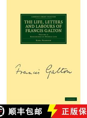 【3-4周达】The Life, Letters and Labours of Francis Galton [9781108072410]