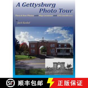 Locations Now Photos Gettysburg Tour 9781087870663 GPS Coordinates Photo Then Map with and 4周达