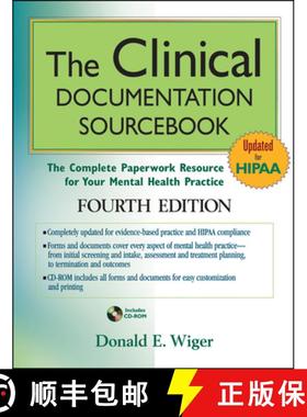 【3-4周达】The Clinical Documentation Sourcebook: The Complete Paperwork Resource For Your Mental Hea... [9780470527788]