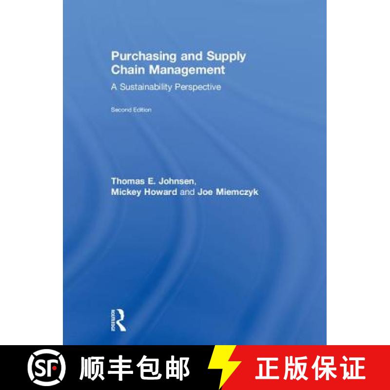 【3-4周达】Purchasing and Supply Chain Management: A Sustainability Perspective [9781138064744]