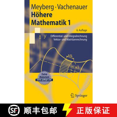 【3-4周达】Höhere Mathematik 1 : Differential- und Integralrechnung Vektor- und Matrizenrechnung (6.... [9783540418504]