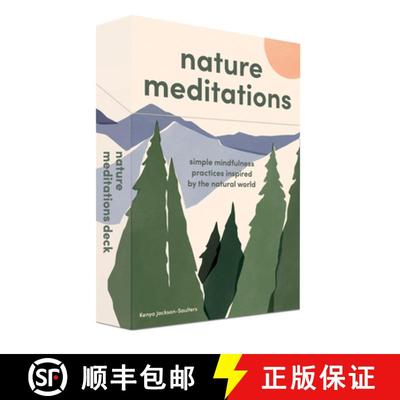 【3-4周达】Nature Meditations Deck: Simple Mindfulness Practices Inspired by the Natural World [9781797212104]