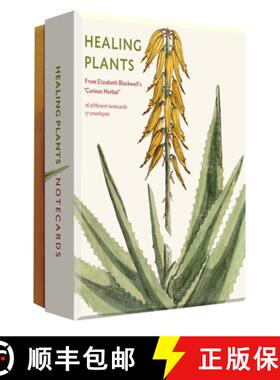 【3-4周达】Healing Plants - Notecard Set : From Elizabeth Blackwell's Curious Herbal [9780789254689]