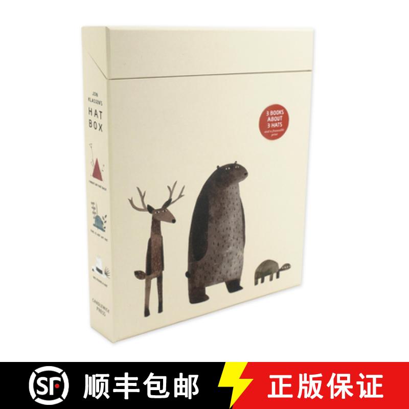 【3-4周达】Jon Klassen's Hat Box: (Keepsake Box Set Containing Three Clever Picture Books Plus a Fram... [9780763666972]