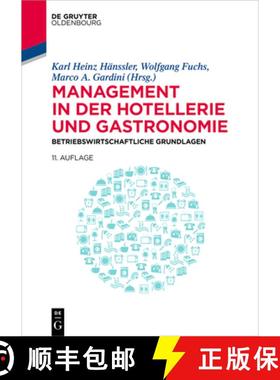 预订 Management in Der Hotellerie Und Gastronomie: Betriebswirtschaftliche Grundlagen [9783110997170]