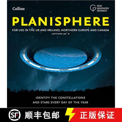 【3-4周达】Planisphere: Latitude 50 DegreesN - for Use in the Uk and Ireland, Northern Europe, Northe... [9780007540754]