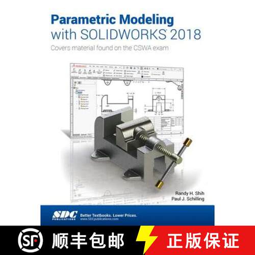 【3-4周达】Parametric Modeling with Solidworks 2018 [9781630571412]