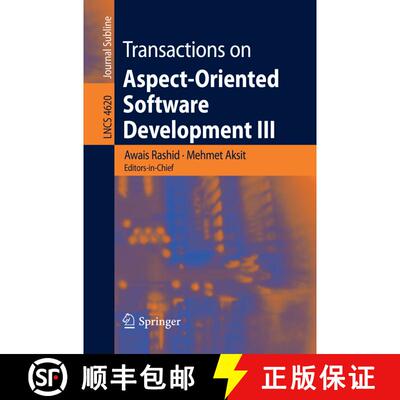【3-4周达】Transactions on Aspect-Oriented Software Development III : Focus: Early Aspects [9783540751618]