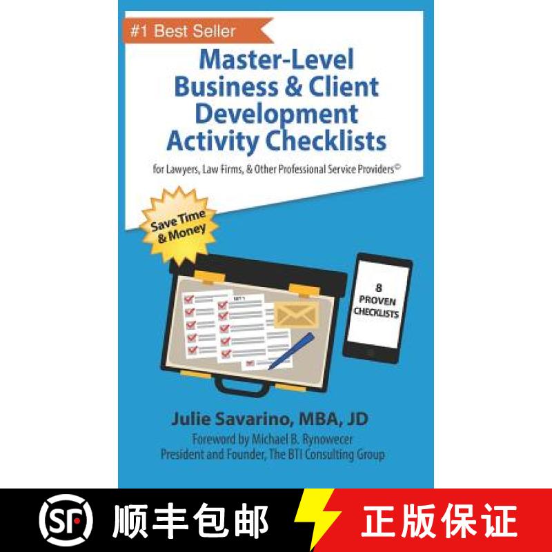 【3-4周达】Master-Level Business & Client Development Activity Checklists - Set 1: For Lawyers, Law F... [9781732945326]